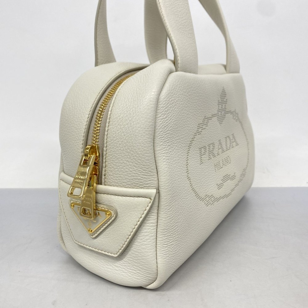 Prada handbag leather white ladies - Picture 2 of 8
